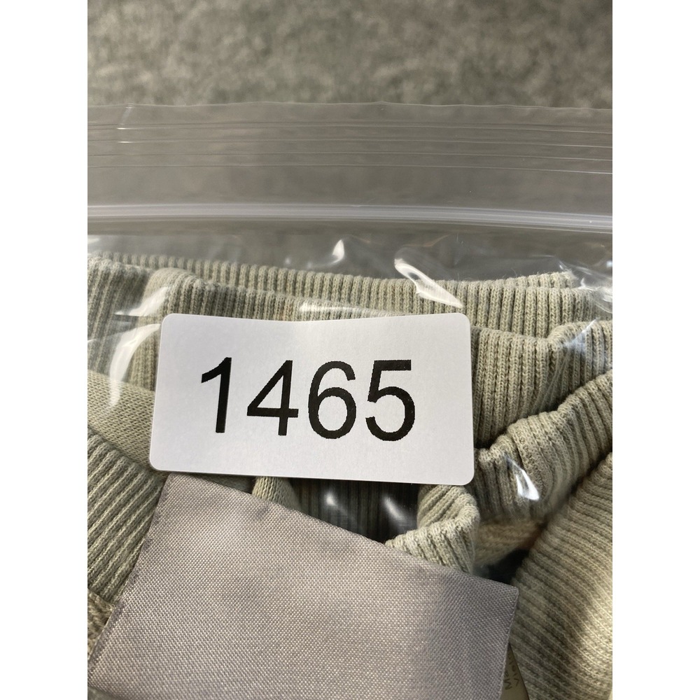 Fear of God Essentials Green Fleece Crewneck Sweatshirt Size Medium Unisex - Picture 11 of 11